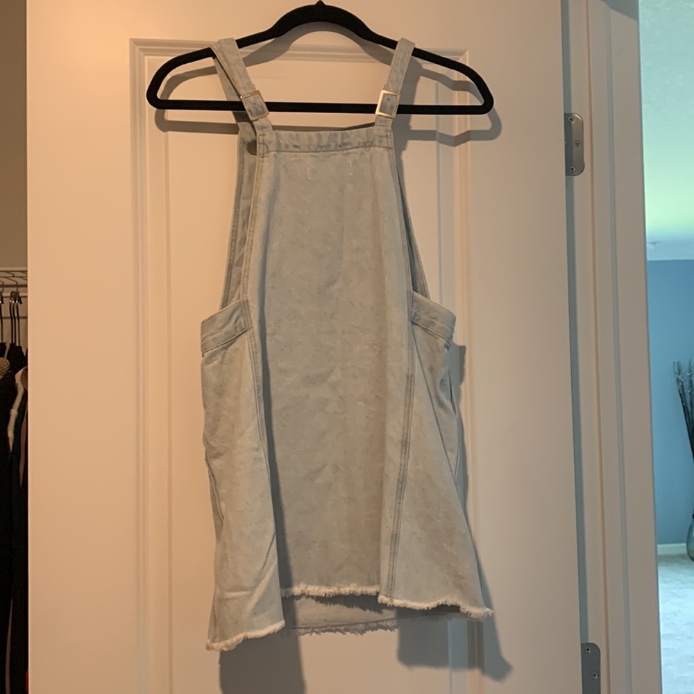 NWT Zara kids denim overalls skirt size 13-14 - Picture 2 of 5